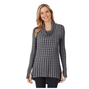 Cuddl Duds® Softwear with Stretch Long Sleeve Cowlneck Tunic Top Size Medium